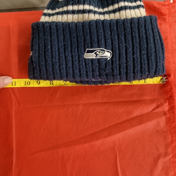 NFL Seattle Seahawks Navy Blue Knit Beanie - Picture 9 of 13